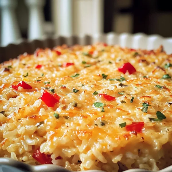 Pepper Jack Rice Bake
