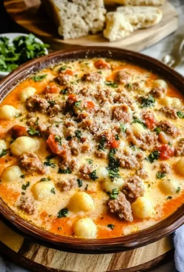 Sausage Gnocchi Soup