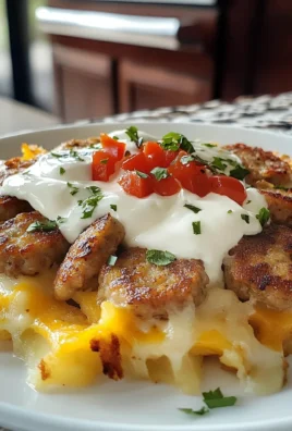 Sausage Hashbrown Breakfast Dish