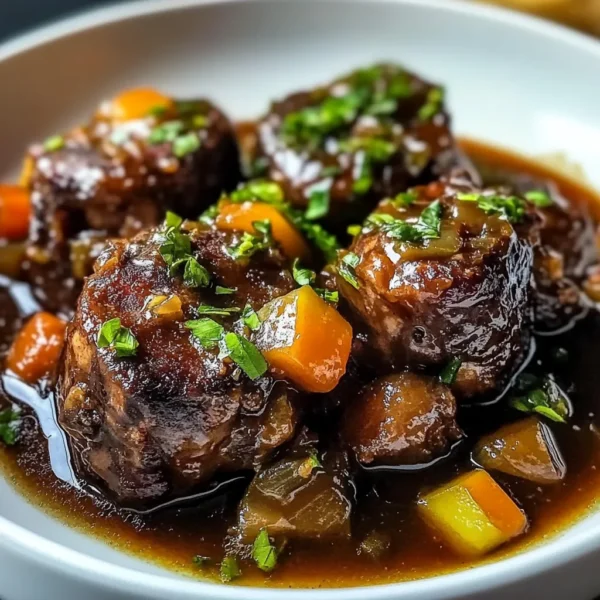 Slow-Cooked Oxtail: Irresistibly Tender in Bone Broth Reduction