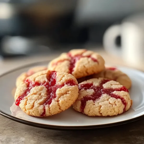 Strawberry Kiss Cookies