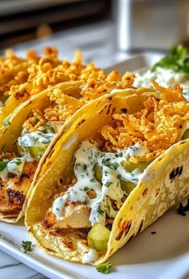 Why You’ll Love Dill Pickle Ranch Smash Chicken Tacos with Crispy Cheese Lace