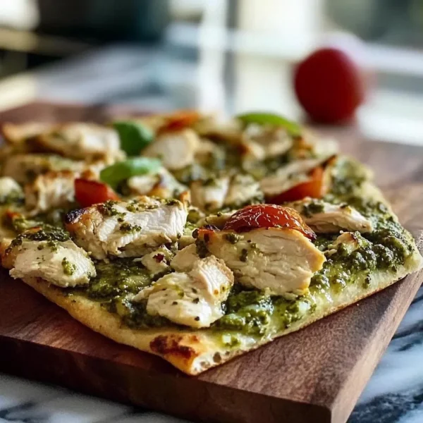 🍳 Chicken Pesto Flatbread