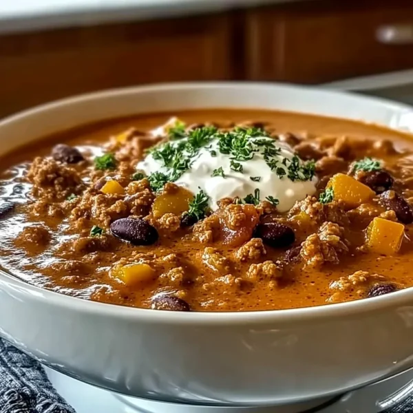 Creamy Turkey Pumpkin Chili