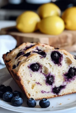 Easy Lemon Blueberry Sourdough Bread Recipe