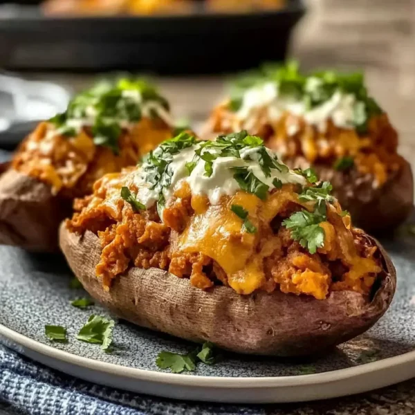 Enchilada-Stuffed Sweet Potatoes: A Flavorful Twist!