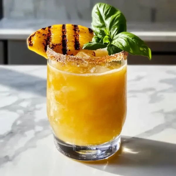 Grilled Mango Basil Margarita Recipe