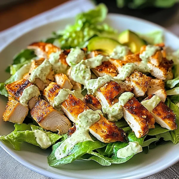 IRRESISTIBLE SKINNY CHICKEN AND AVOCADO CAESAR SALAD