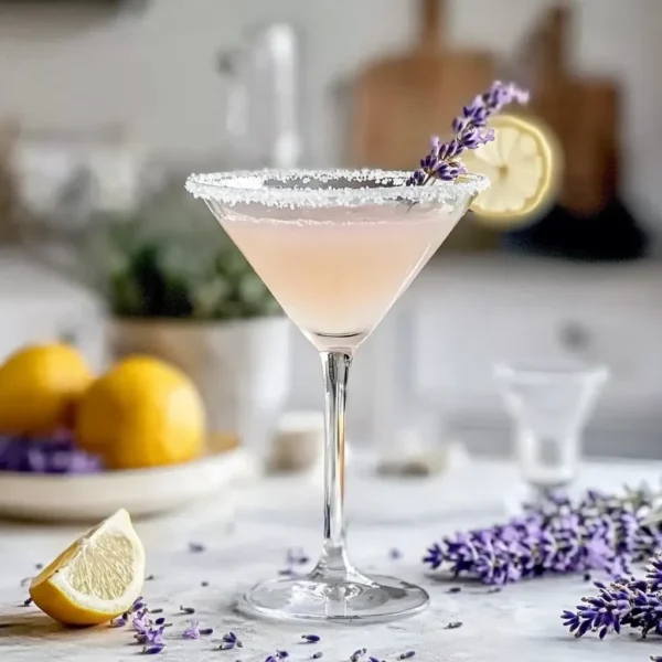 Lavender Lemon Drop Martini Recipe