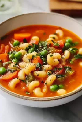Minestrone Soup With Fresh Vegetables Recipe