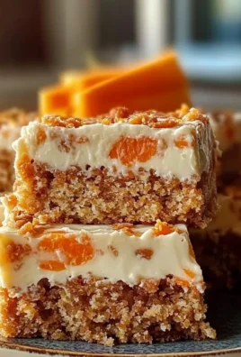 No Sugar Cottage Cheese Carrot Cake Bars