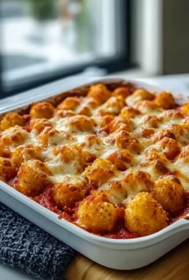 Pizza Tot Casserole