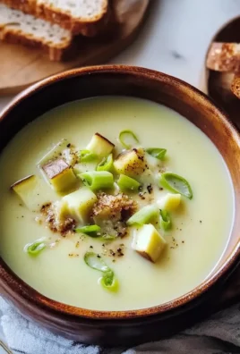 Potato and Leek Soup with Truffle Oil Recipe