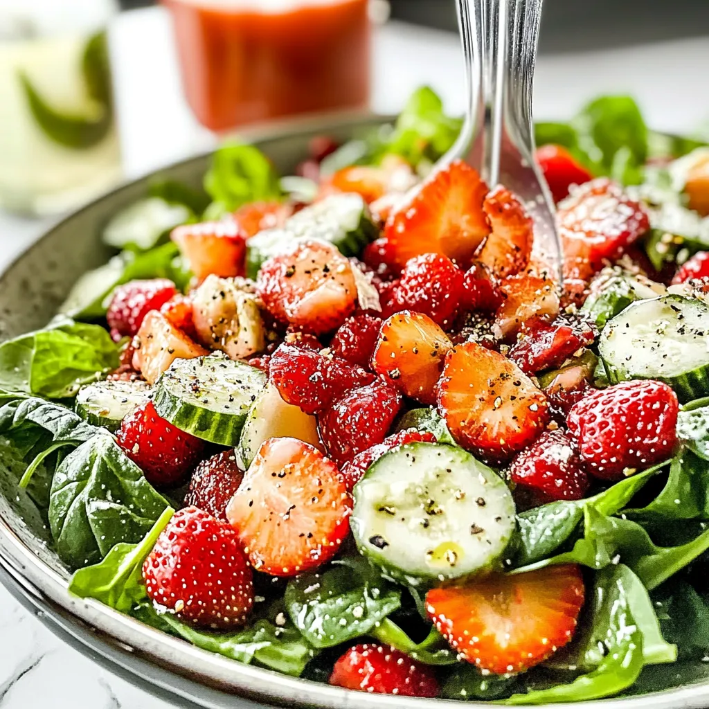STRAWBERRY SPINACH SALAD