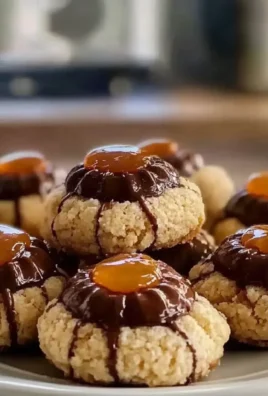 Twix Thumbprint Cookies