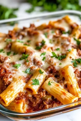 Baked Rigatoni With Meat Sauce