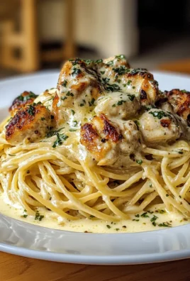 Easy Creamy Cajun Chicken Spaghetti with Garlic Mozzarella Sauce