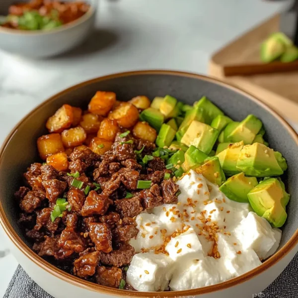 Hot Honey Beef Bowls