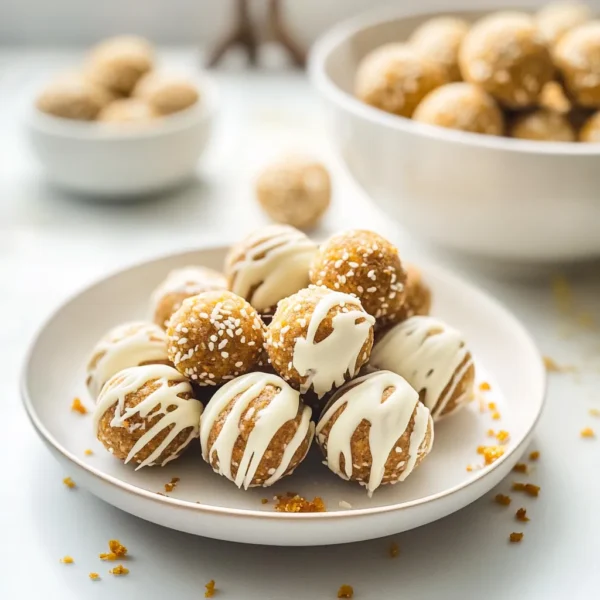No-Bake Carrot Cake Protein Balls