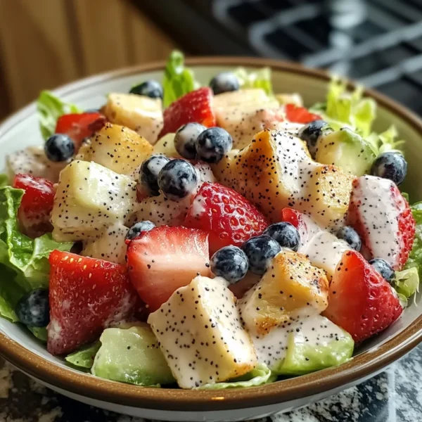 Panera Strawberry Poppyseed Salad