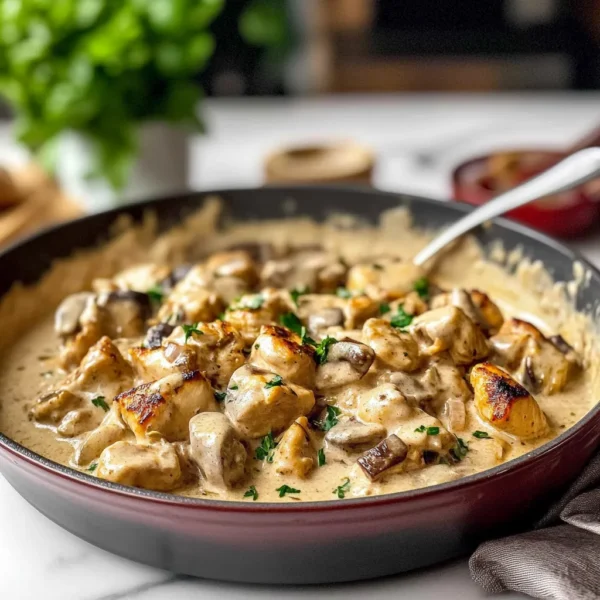 Rich Chicken Stroganoff