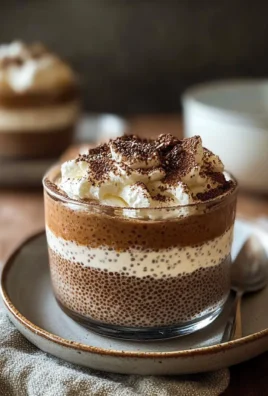 Tiramisu Chia Pudding With Greek Yogurt