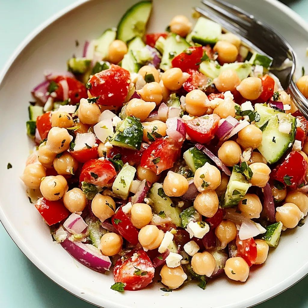 Mediterranean Chickpea Salad