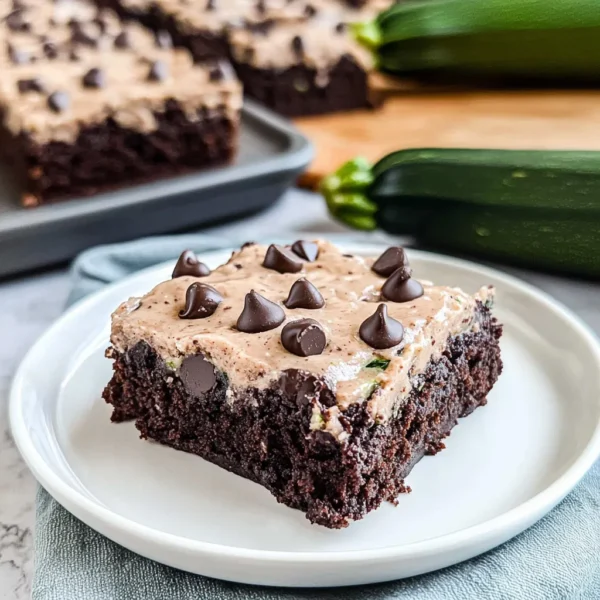 Chocolate Chip Zucchini Brownies