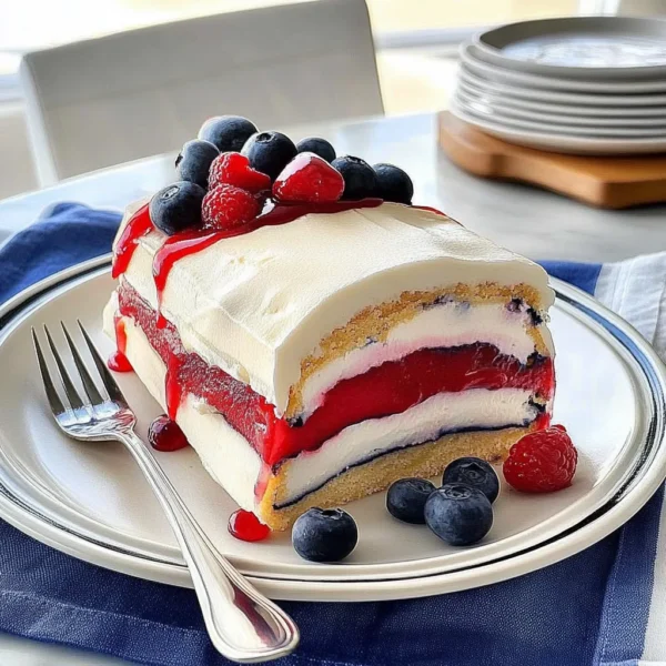 Red, White ‘n’ Blue Torte