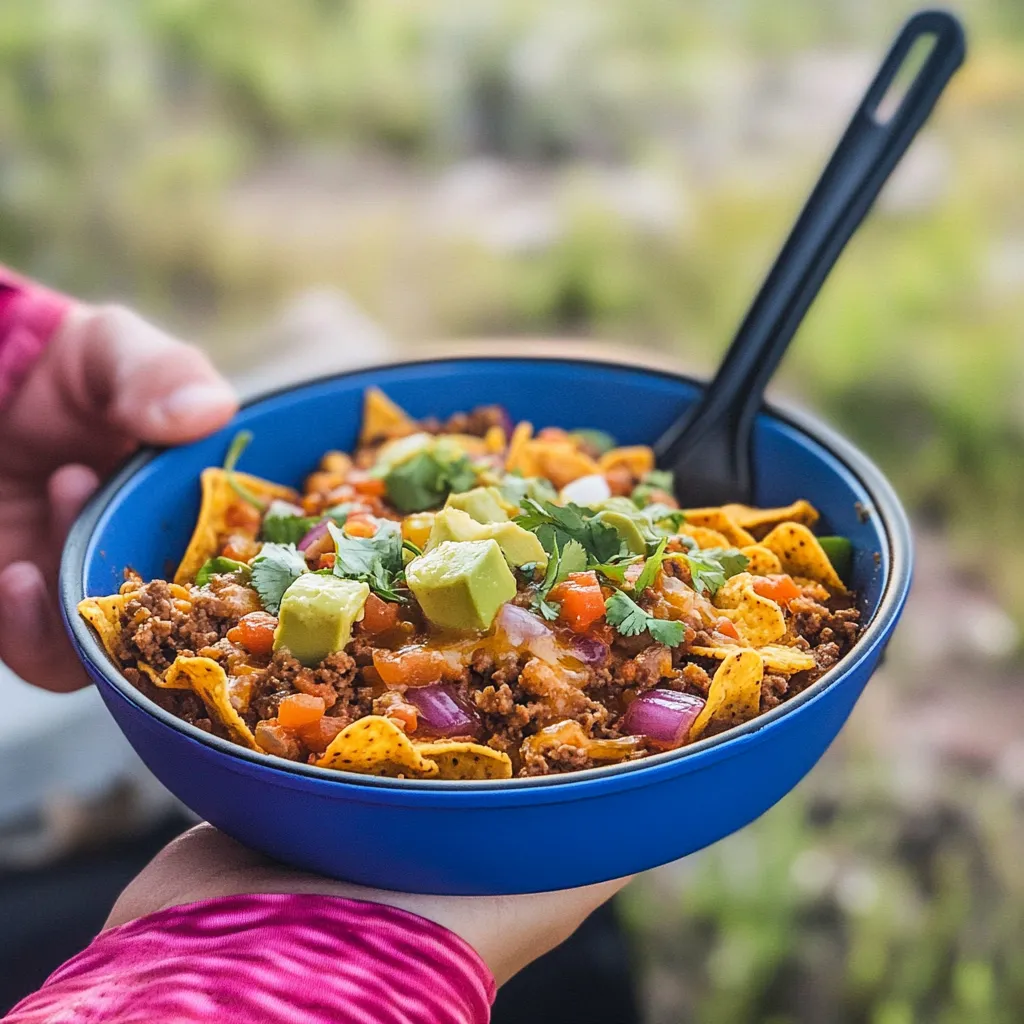 Dutch Oven Frito Pie