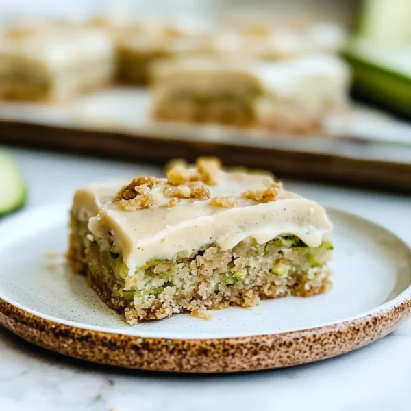 Zucchini Bars with Brown Butter Frosting