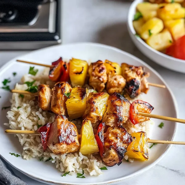 Pineapple Chicken Kabobs