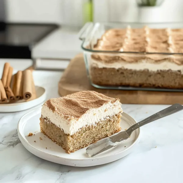 Zucchini Cake with Cinnamon Cream Cheese Frosting