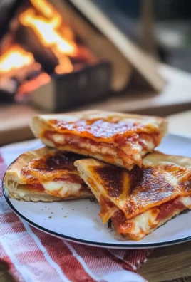 Pizza Mountain Pies (Campfire Pies)