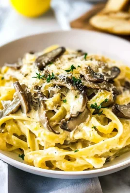 MOREL MUSHROOM PASTA IN PARMESAN CREAM SAUCE