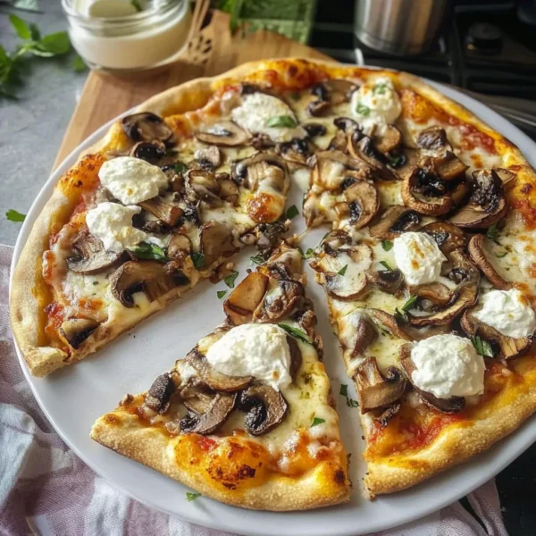 Mushroom Pizza Recipe