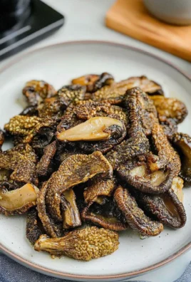 PAN FRIED MOREL MUSHROOMS