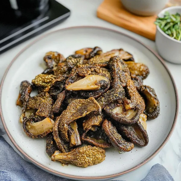 PAN FRIED MOREL MUSHROOMS