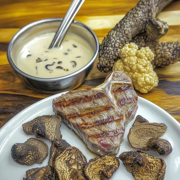 STEAK WITH MOREL SAUCE