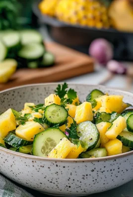 Chilled Pineapple Cucumber Salad