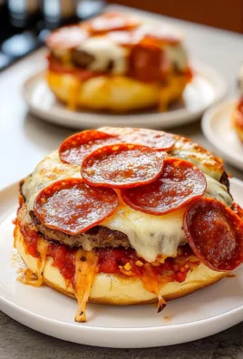 Pepperoni Pizza Burger