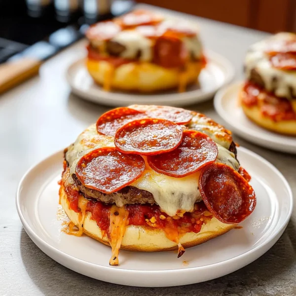 Pepperoni Pizza Burger