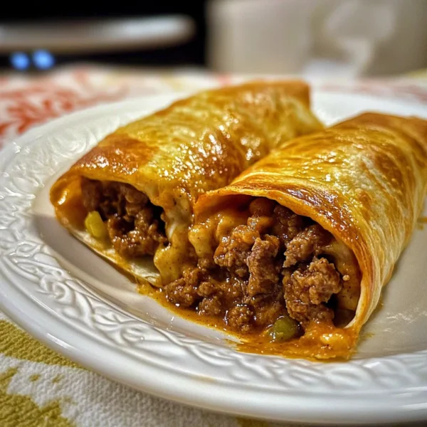Beef and Cheese Chimichangas