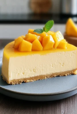 No-Bake Mango Cheesecake