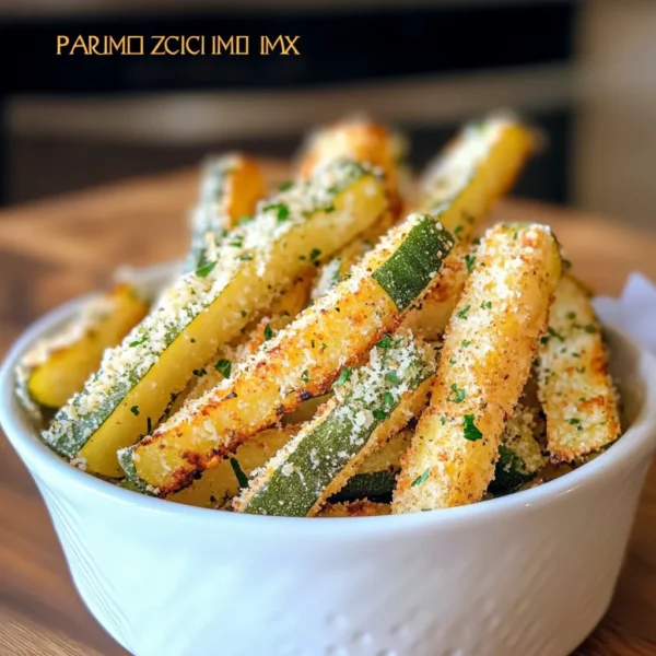 BAKED PARMESAN ZUCCHINI FRIES
