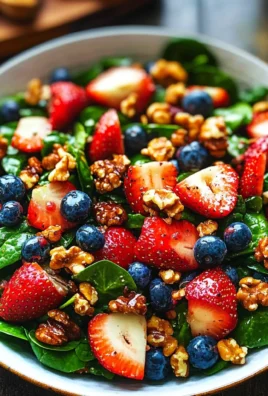15-Minute Strawberry Spinach Salad