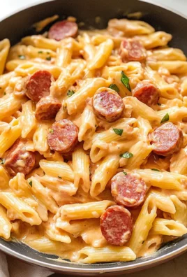 Cheesy Kielbasa Pasta