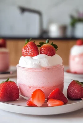 Easy Fresh Strawberry Mousse